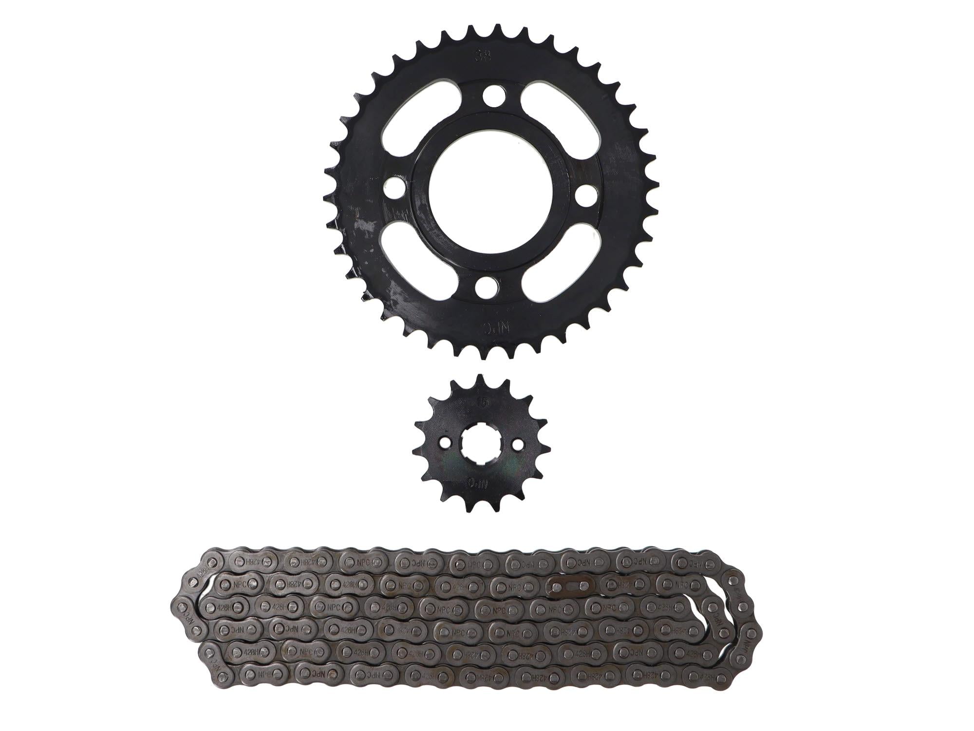 KIT TRANSMISION HONDA CG 125 (15/38) (428H-120) / MOTO CHINA