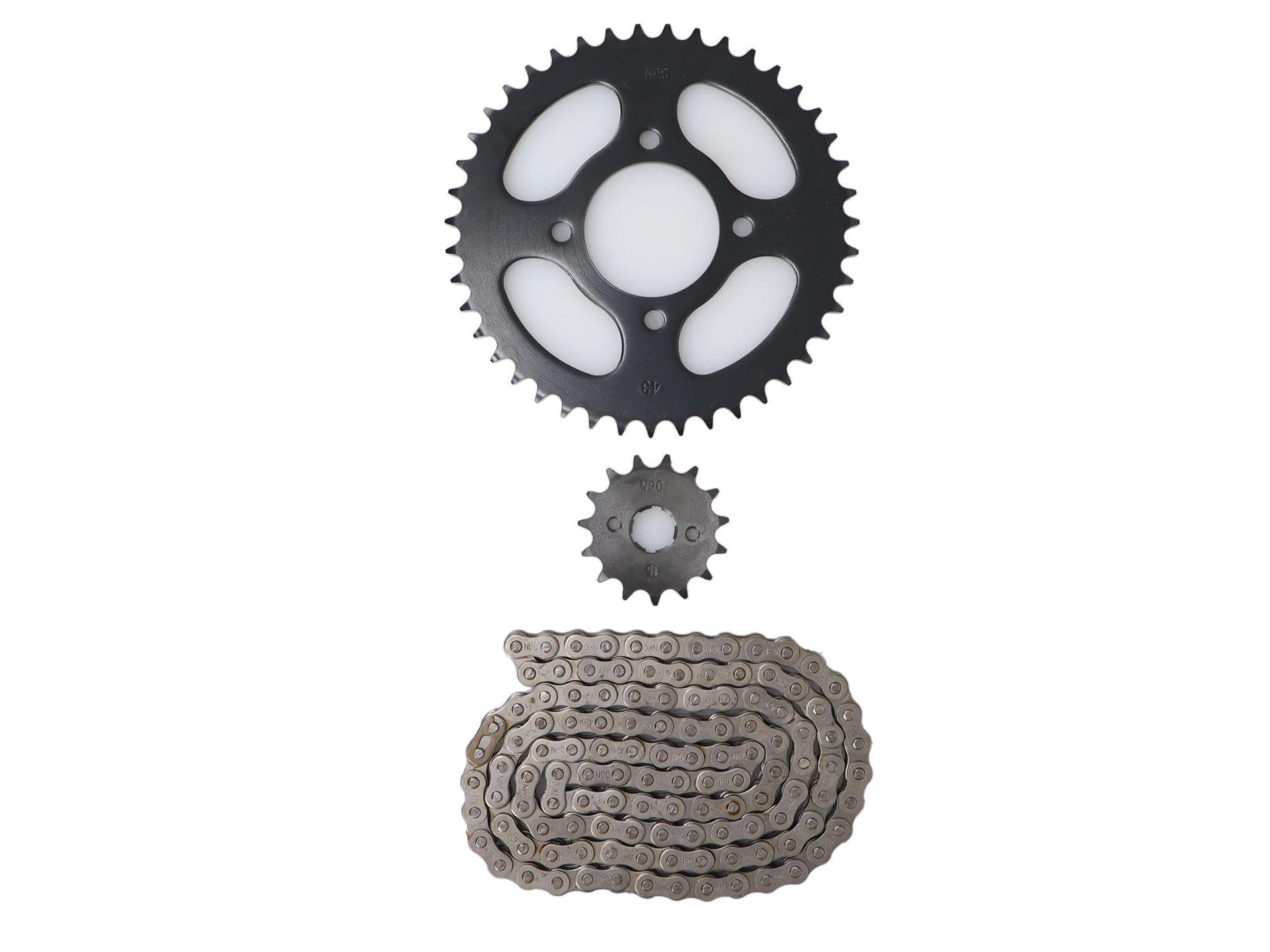 KIT TRANSMISION CHINA 150/200 (15/43) (428HX-120) / MOTO CHINA
