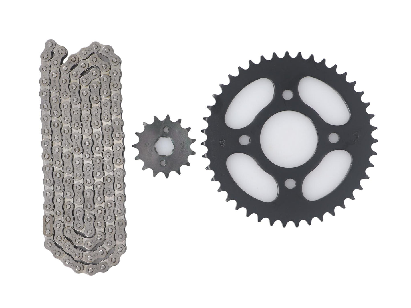 KIT TRANSMISION HONDA CG-125 (15/43) (428H-136) / MOTO CHINA