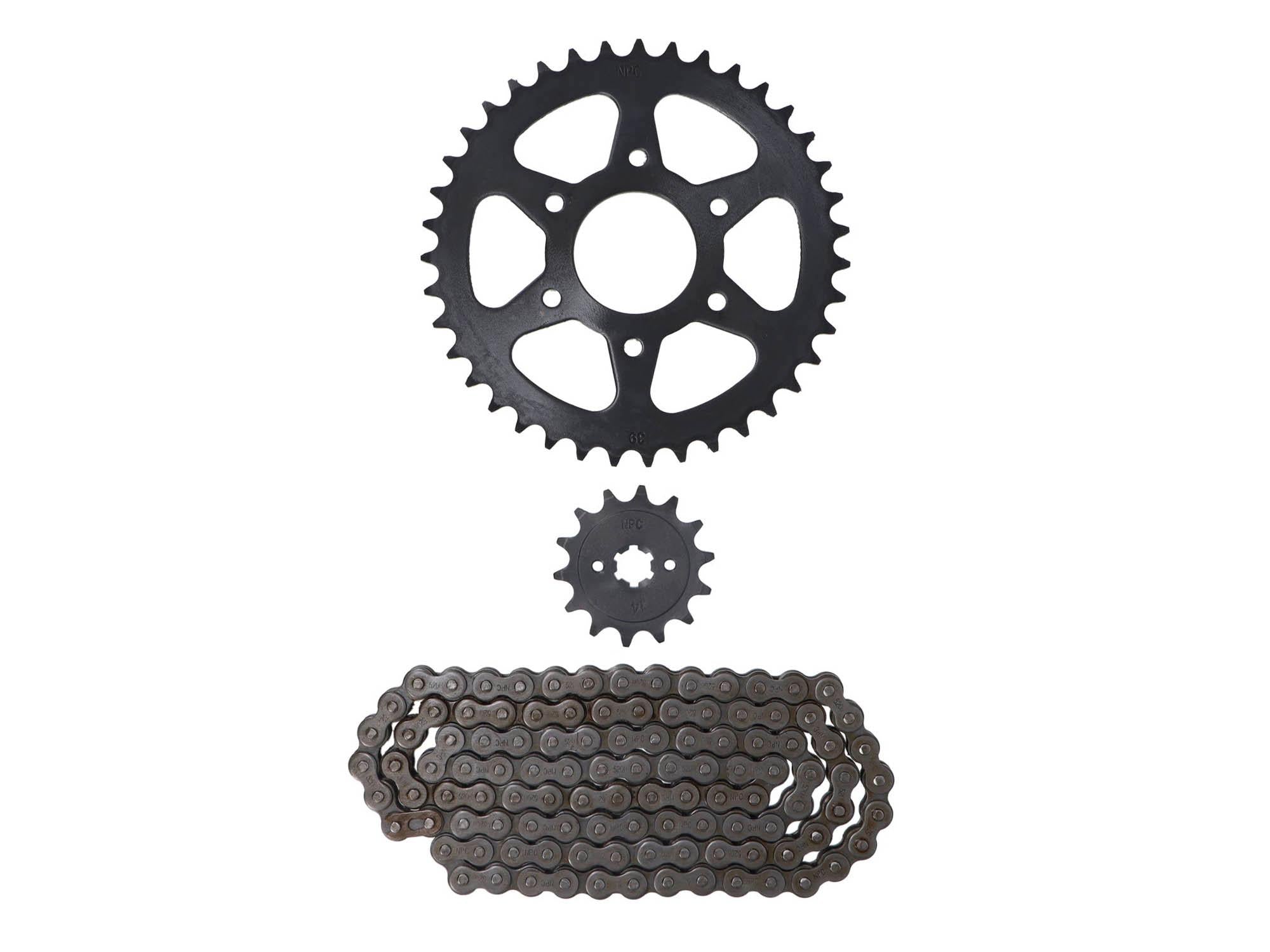 KIT TRANSMISION BAJAJ PULSAR NS 200 (14/39) (520HX-110) / UNIVERSAL