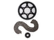 KIT TRANSMISION SUZUKI DR 125//EUROMOT GXT-200 (48/15) (428H-136) DIENTES CATALINA C48/DIENTES PIÃON P15/PASO CADENA 428H/ESLABONES 136L/CENTRO CATALINA 64MM/PERNOS CATALINA 8.5MM/CANTIDAD PERNOS CATALINA 6/DISTANCIA PERNO-PERNO CATALINA 42MM / SUZUKI