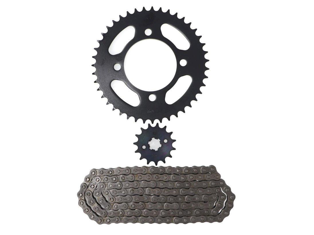 KIT TRANSMISION SUZUKI GZ150 (15T/43) (428HX-132) / SUZUKI