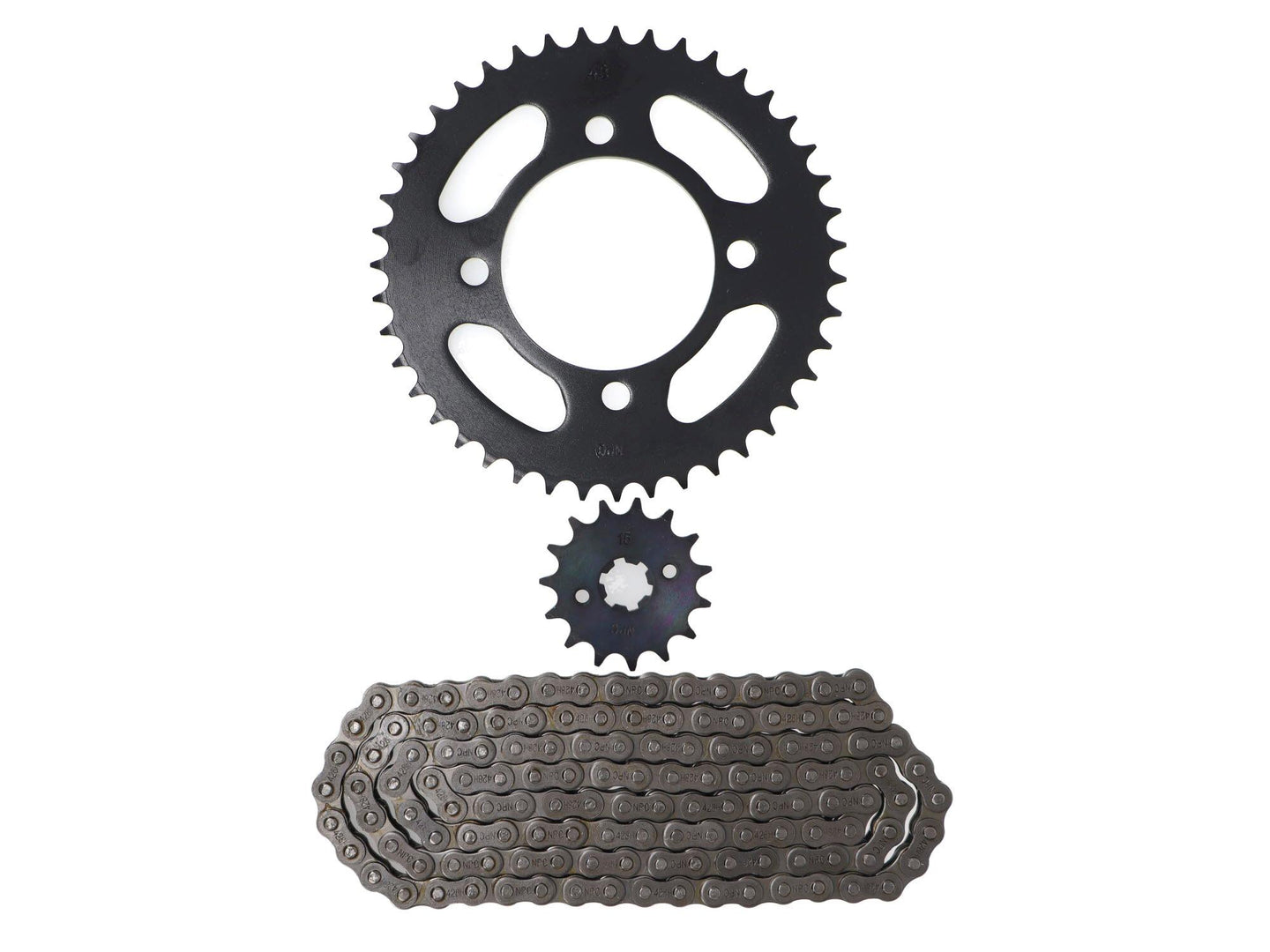 KIT TRANSMISION SUZUKI GZ150 (15T/43) (428HX-132) / SUZUKI