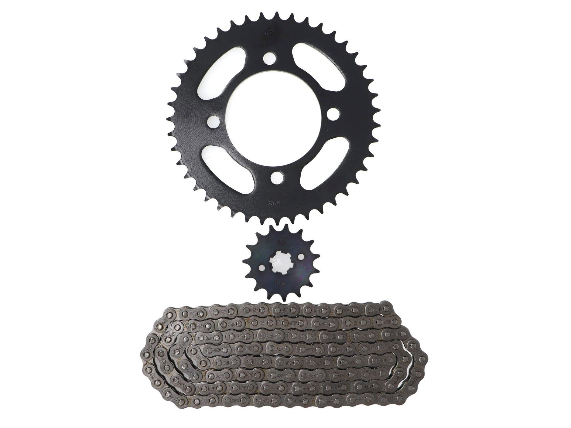 KIT TRANSMISION SUZUKI GZ150 (15T/43) (428HX-132) / SUZUKI