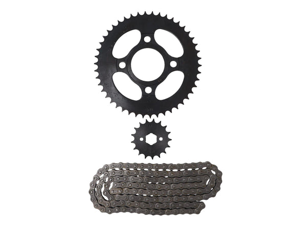 KIT TRANSMISION LIFAN GY200-LEOPARD/DAKAR 200// KEEWAY TX-200// KINLON JL-125TT (17/46) (428H-132) / MOTO CHINA
