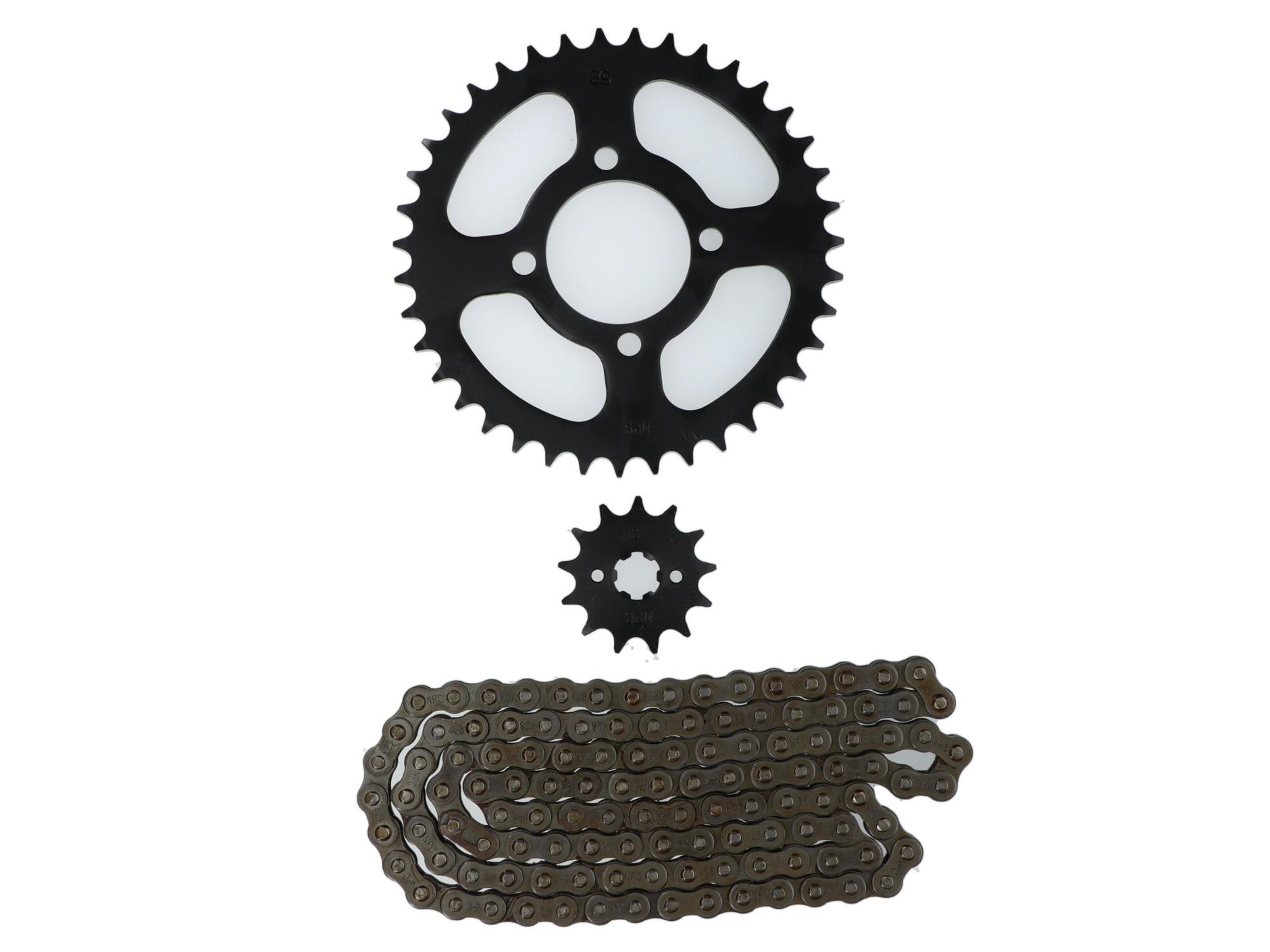 KIT TRANSMISION TVS SPORT 100 (13T+39T) (428X120) / UNIVERSAL
