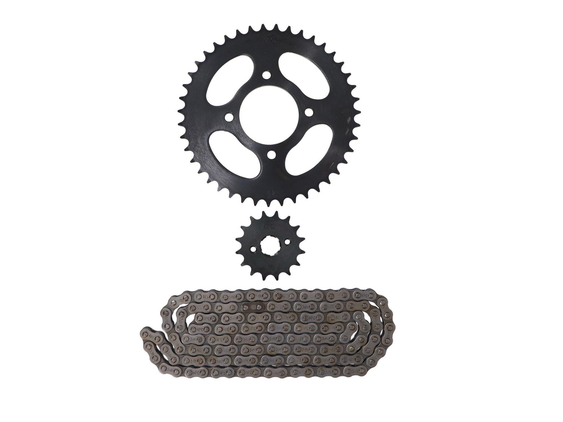 KIT TRANSMISION PEGASUS 250 DAKAR/GN (16T+ 43T) (428HX136) / MOTO CHINA