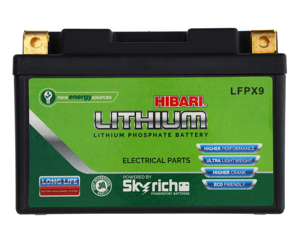 BATERIA LITIO (YTX9-BS/YT7B-BS/YT9B-BS/HT7B-4-FA/HT7B-BS) / UNIVERSAL