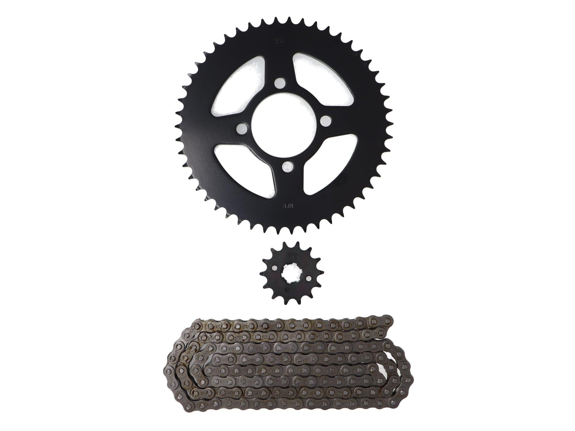 KIT TRANSMISION YAMAHA XTZ 125 (14/50) (428H-132) / UNIVERSAL