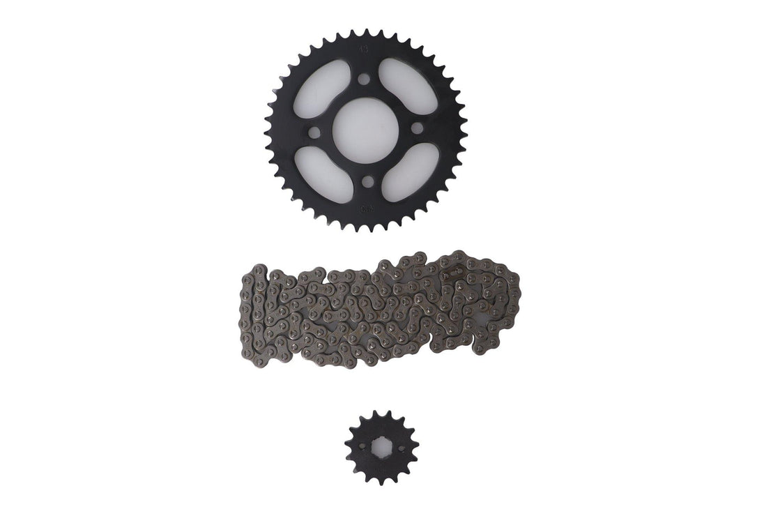 KIT TRANSMISION KINLON JL125 (15/43) (428H-132) CENTRO CATALINA 58MM/PERNOS CATALINA 10.5MM/CANTIDAD PERNOS CATALINA 4/DISTANCIA PERNO-PERNO CATALINA 64MM/ESTRIA INTERNA / MOTO CHINA