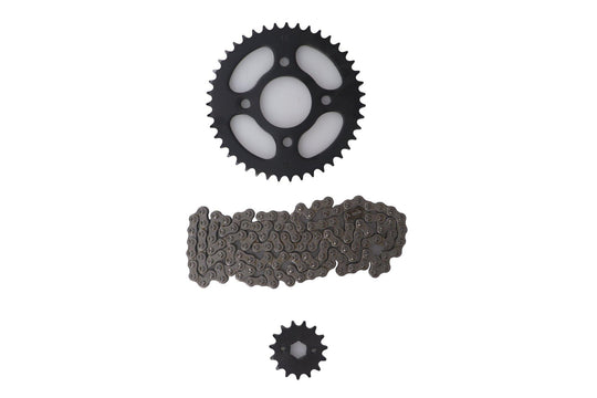 KIT TRANSMISION KINLON JL125 (15/43) (428H-132) CENTRO CATALINA 58MM/PERNOS CATALINA 10.5MM/CANTIDAD PERNOS CATALINA 4/DISTANCIA PERNO-PERNO CATALINA 64MM/ESTRIA INTERNA / MOTO CHINA