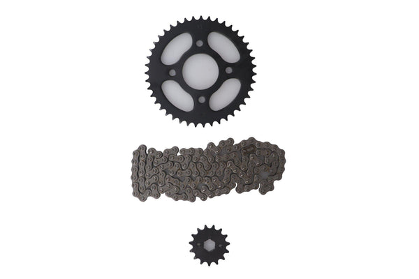 KIT TRANSMISION KINLON JL125 (15/43) (428H-132) CENTRO CATALINA 58MM/PERNOS CATALINA 10.5MM/CANTIDAD PERNOS CATALINA 4/DISTANCIA PERNO-PERNO CATALINA 64MM/ESTRIA INTERNA / MOTO CHINA