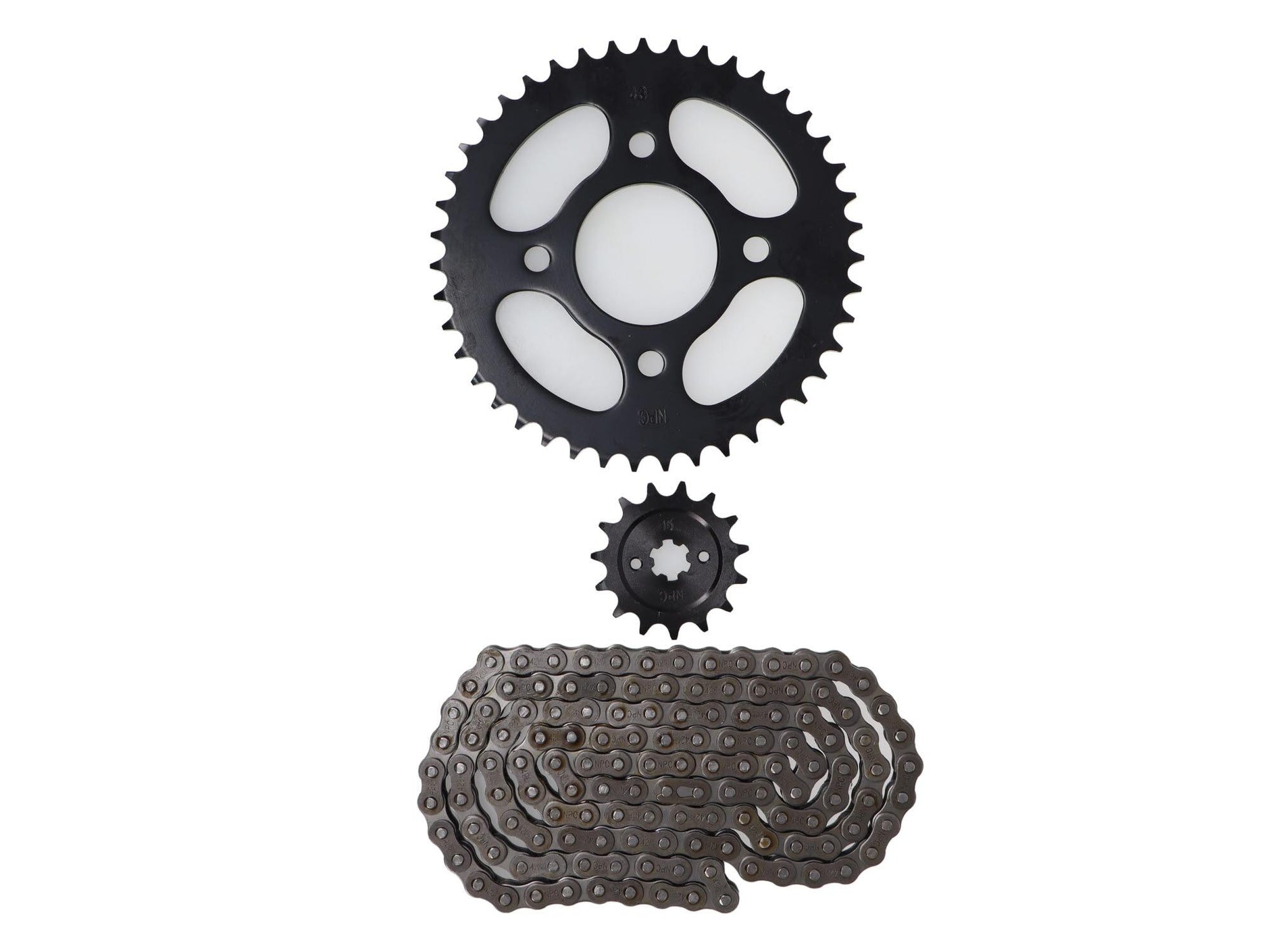 KIT TRANSMISION BAJAJ PULSAR-125NS/PULSAR-135 (15/43) (428H-132) / UNIVERSAL