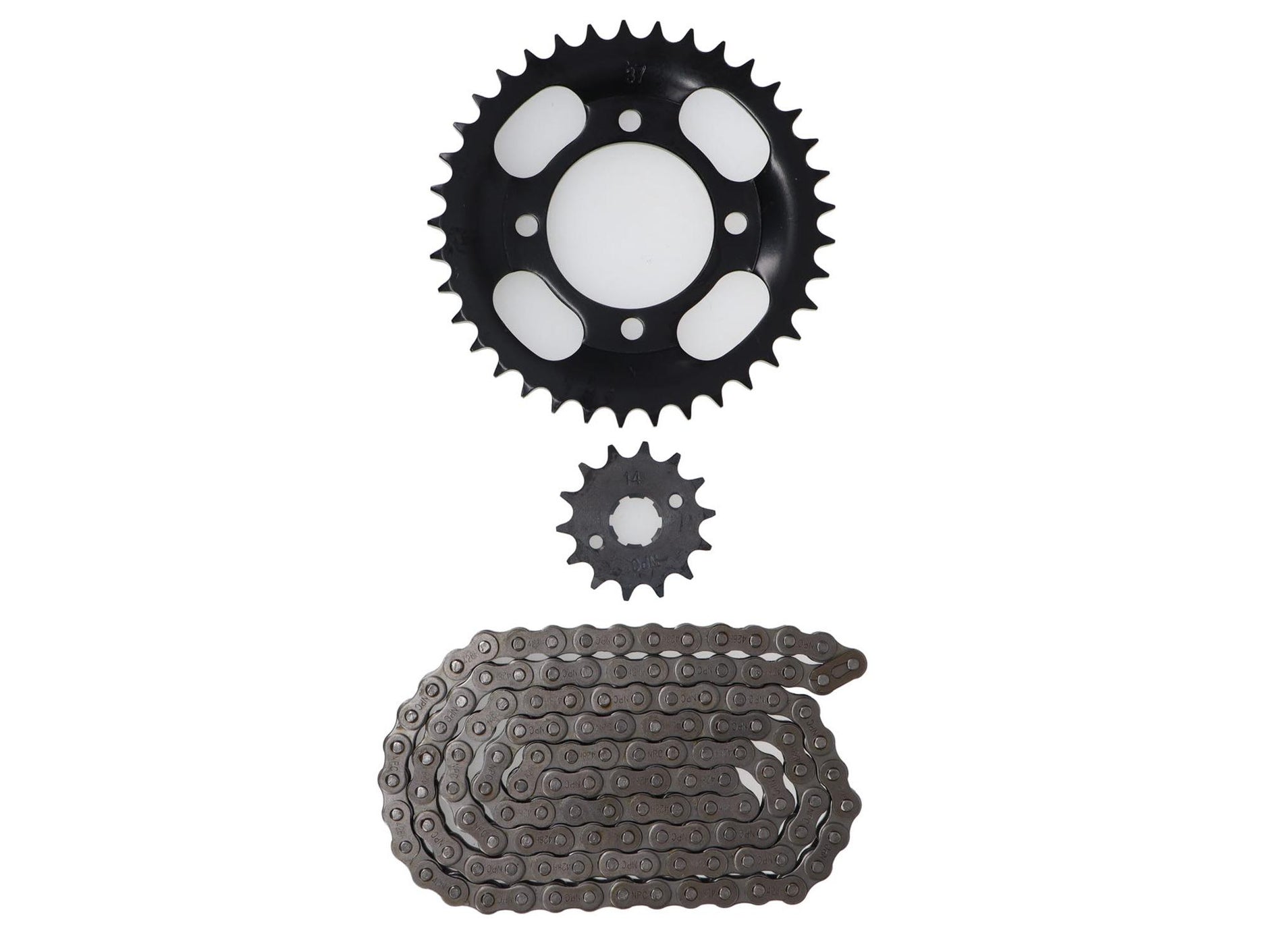 KIT TRANSMISION HONDA STORM-125 / CGL-125 // EUROMOT REX-150 (15/37) (428H-124) / HONDA