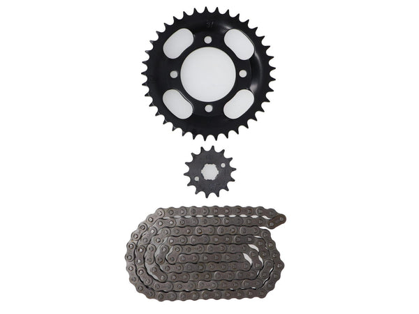 KIT TRANSMISION HONDA STORM-125 / CGL-125 // EUROMOT REX-150 (15/37) (428H-124) / HONDA