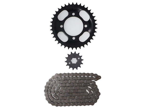 KIT TRANSMISION HONDA STORM-125 / CGL-125 // EUROMOT REX-150 (15/37) (428H-124) / HONDA