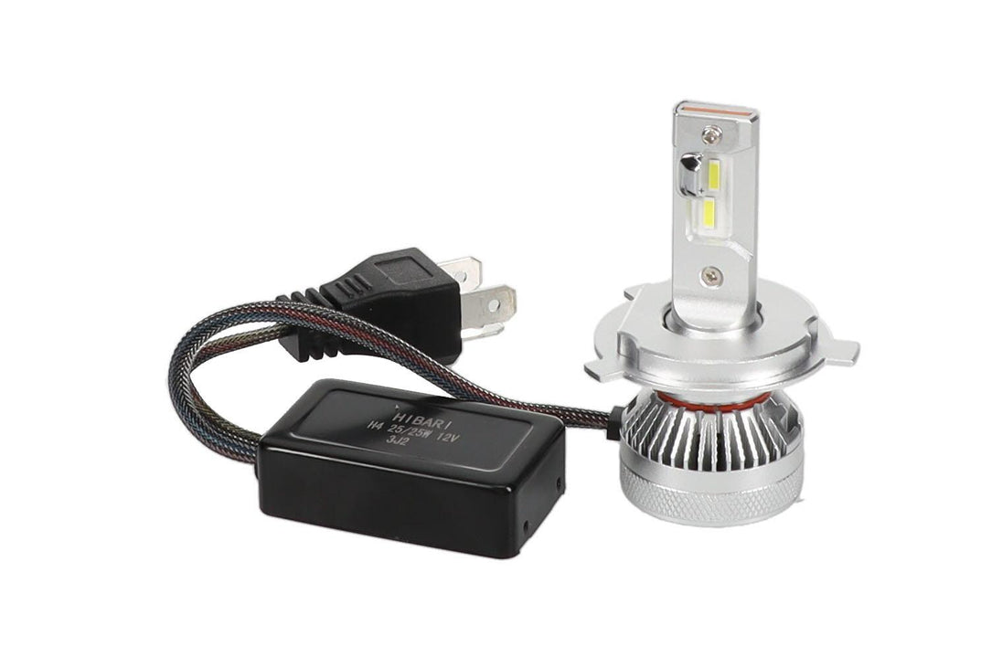 AMPOLLETA H4 FARO DELANTERO AUTO/MOTO LED ECONOMICO X2 / UNIVERSAL