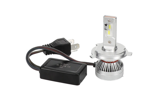 AMPOLLETA H4 FARO DELANTERO AUTO/MOTO LED ECONOMICO X2 / UNIVERSAL