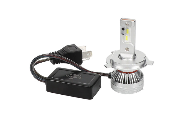 AMPOLLETA H4 FARO DELANTERO AUTO/MOTO LED ECONOMICO X2 / UNIVERSAL