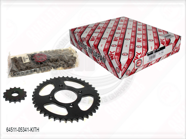 KIT TRANSMISION SUZUKI GN 125 (14/41) (428H-120) CENTRO CATALINA 58MM/PERNOS CATALINA 8.5MM/CANTIDAD PERNOS CATALINA 4/DISTANCIA PERNO-PERNO CATALINA 55MM/ESTRIA INTERNA / SUZUKI