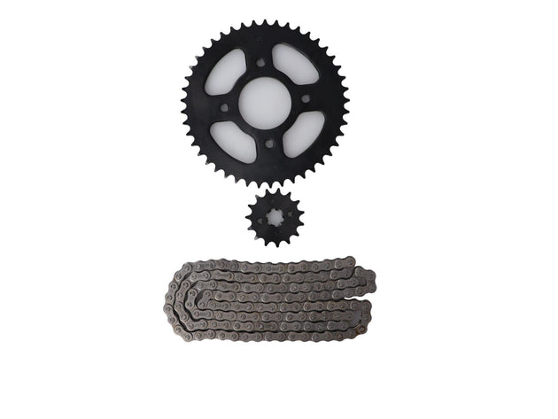 KIT TRANSMISION SUZUKI GIXXER-150 (15/45) (428H-132) CENTRO CATALINA 58MM/PERNOS CATALINA 8.5MM/CANTIDAD PERNOS CATALINA 4/ DISTANCIA PERNO-PERNO CATALINA 63.5MM/ESTRIA INTERNA / SUZUKI