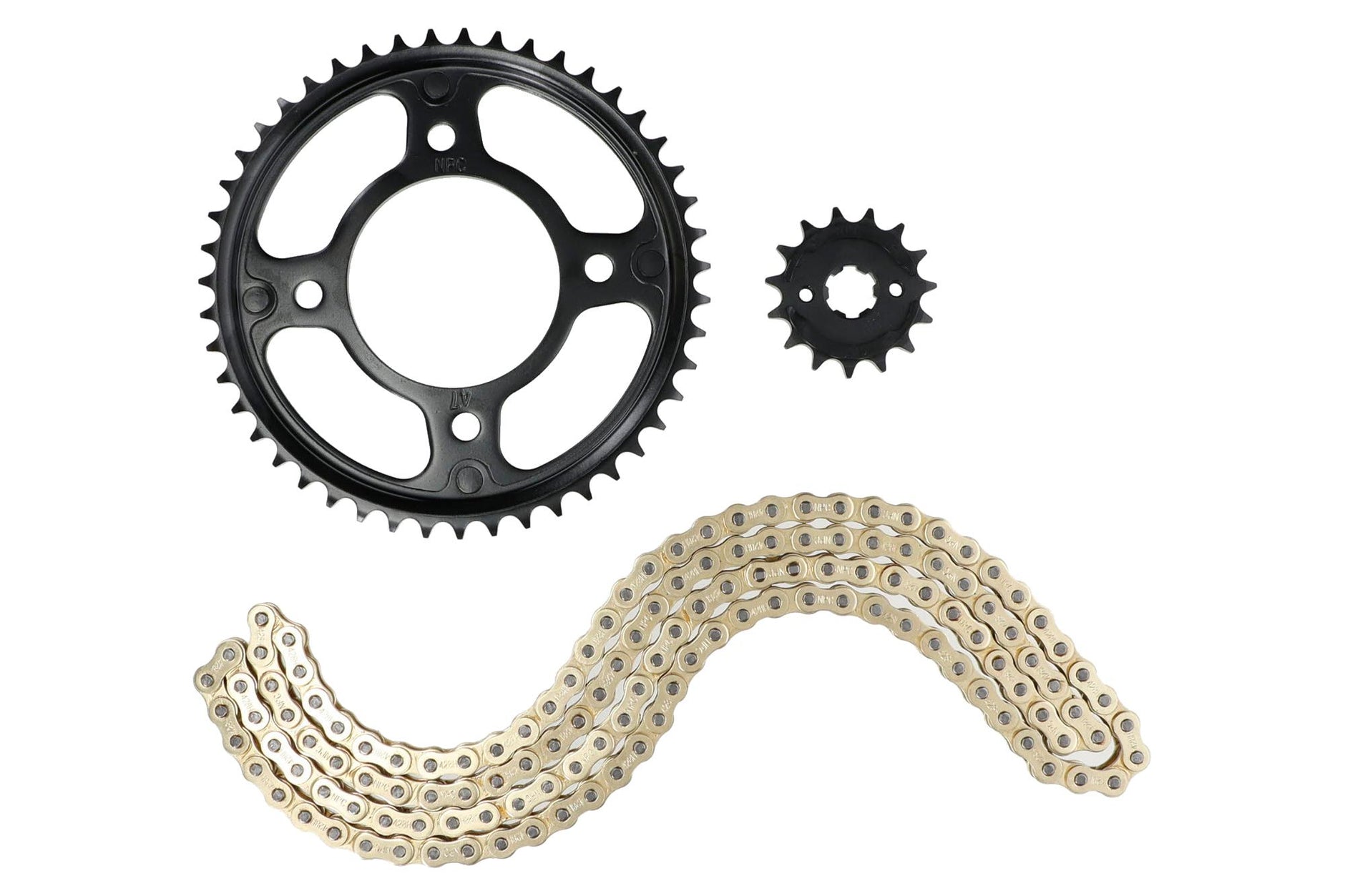 KIT TRANSMISION HONDA CB160F (DORADO) (R) / HONDA