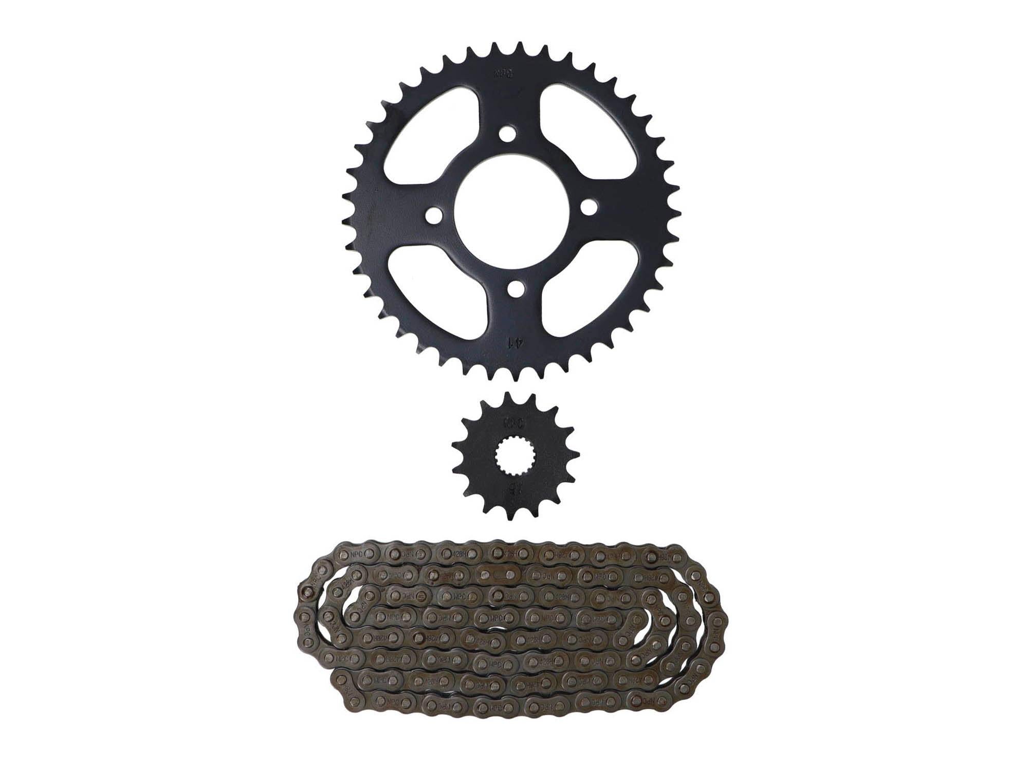 KIT TRANSMISION SUZUKI GN125H (15/41) (428HX-120) / SUZUKI