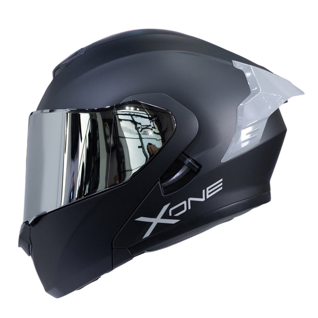 Casco moto xone 3000rs solid n.m sl abatible sun visor