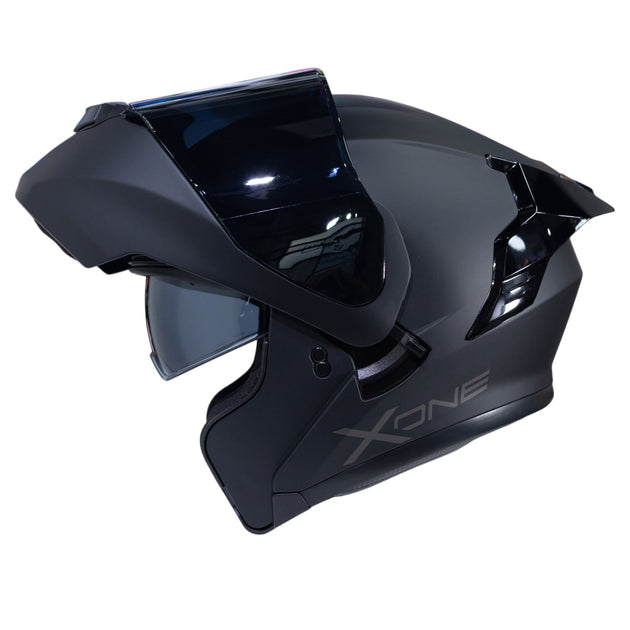 Casco moto xone 3000rs solid n.m sm abatible sun visor