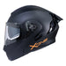 Casco moto xone 3000rs solid n.m n.nj tr abatible sun visor