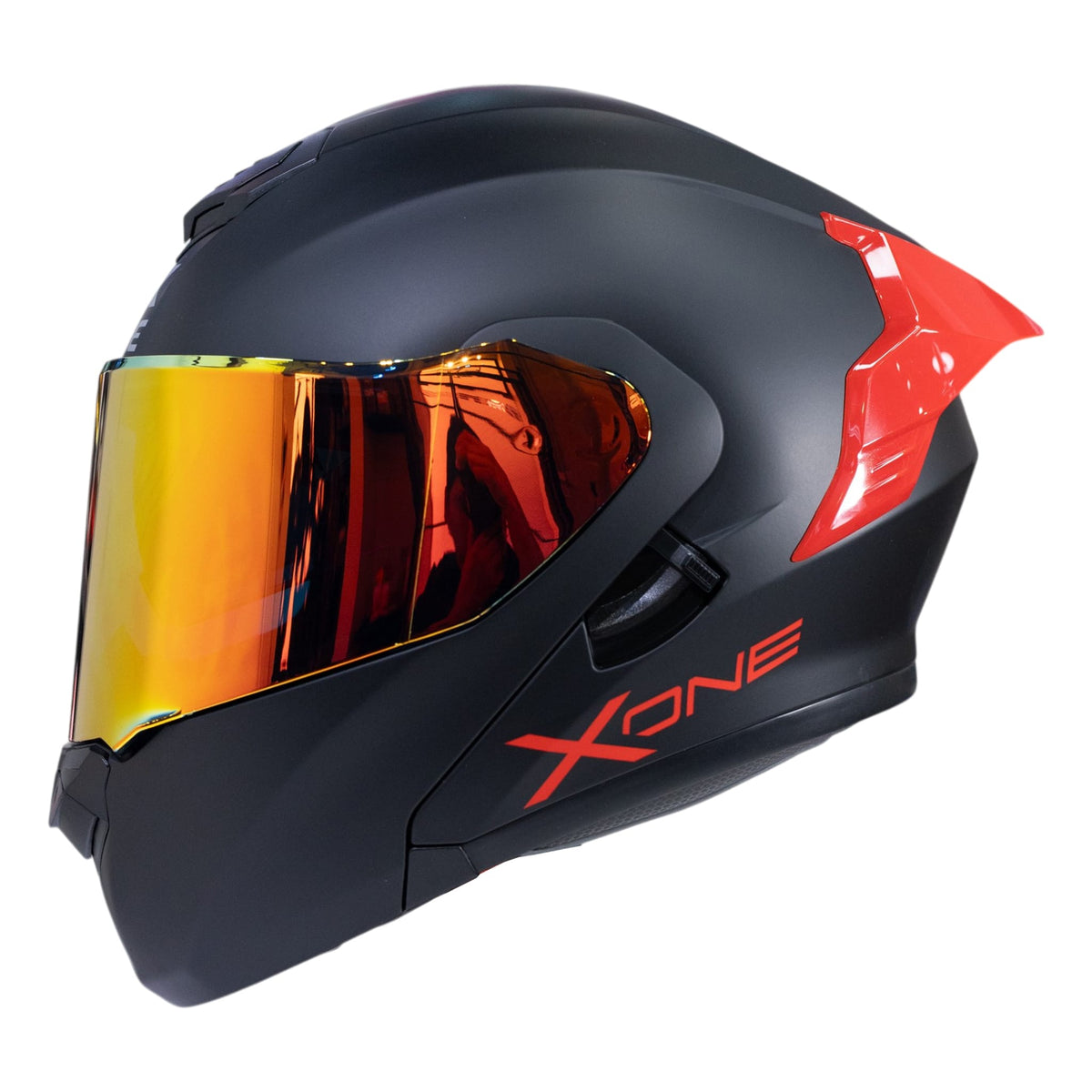 Casco moto xone 3000rs solid n.m rj abatible sun visor