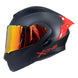 Casco moto xone 3000rs solid n.m rj abatible sun visor