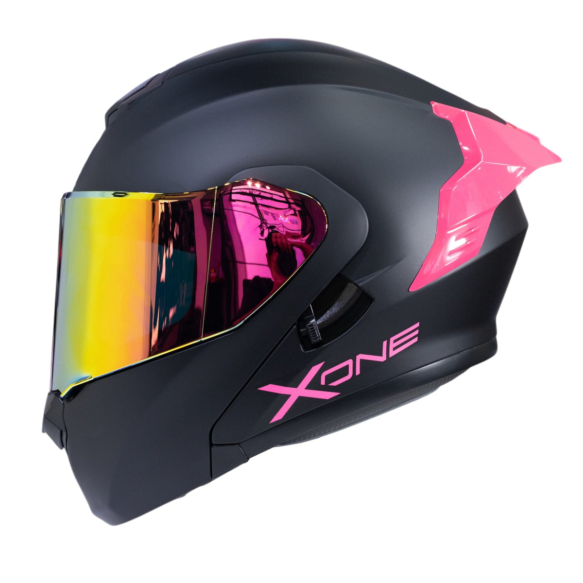 Casco moto xone 3000rs solid n.m fc abatible sun visor
