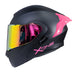 Casco moto xone 3000rs solid n.m fc abatible sun visor