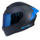 Casco moto xone 500rs solid n.m az integral