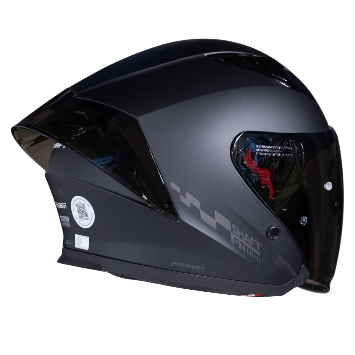 Casco moto shaft 226 gt solid n.m do abierto