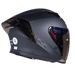 Casco moto shaft 226 gt solid n.m az abierto