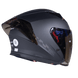 Casco moto shaft 226 gt solid n.m az abierto