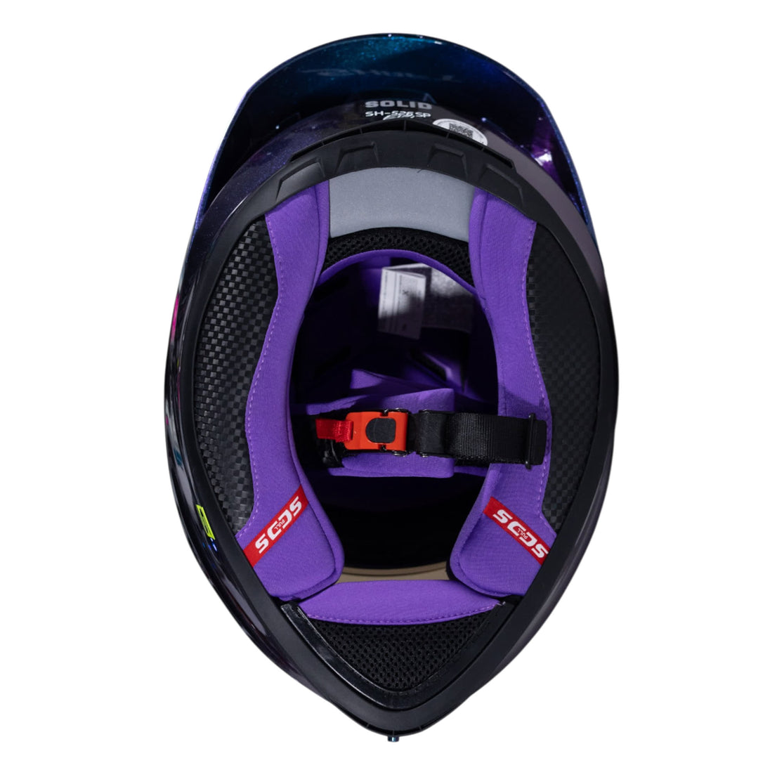 Casco moto shaft 526sp evo solid camaleon az integral