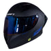 Casco moto shaft 526sp evo solid n.m az integral