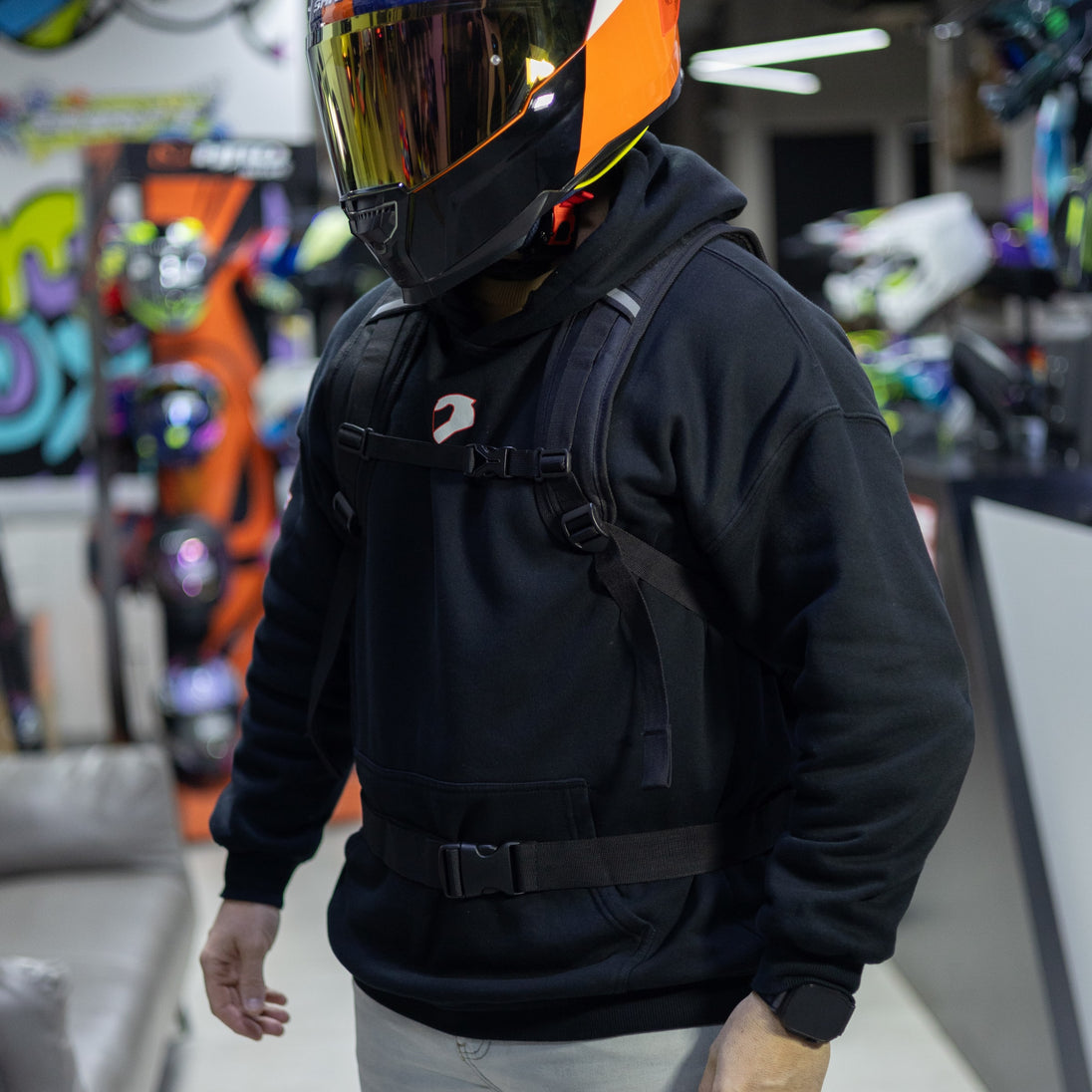 MOCHILA PARA MOTO JIASPEED EG1906 SEMI RIGIDA