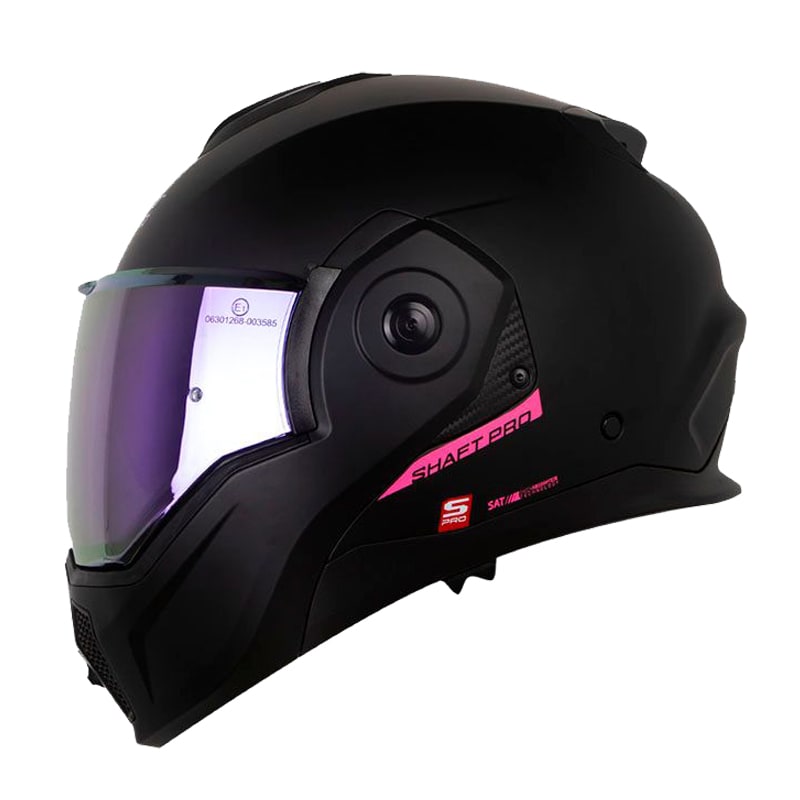 Casco moto shaft pro 4160 move solid n.m fc abatible dual
