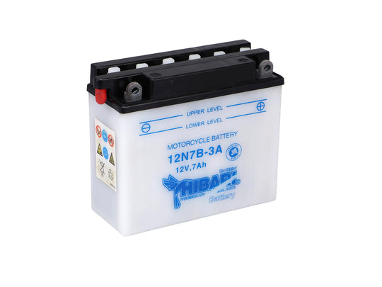 BATERIA (BORNES -/+) DIMENSIONES LARGO 15.1, ANCHO 6.1, ALTO 13.1 CM 12V/7AH / UNIVERSAL