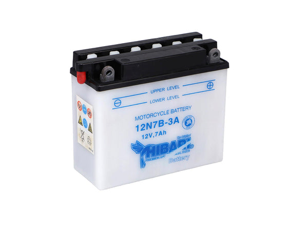 BATERIA (BORNES -/+) DIMENSIONES LARGO 15.1, ANCHO 6.1, ALTO 13.1 CM 12V/7AH / UNIVERSAL
