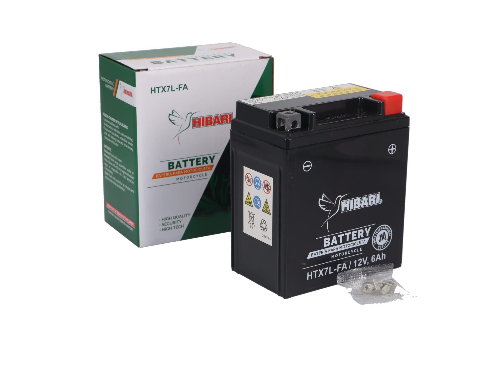 BATERIA ACTIVADA HTX7L-BS TORNADO/GIXXER 250/DR200/DR350/CB190R 12V / UNIVERSAL