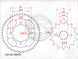 KIT TRANSMISION HONDA CG 125(16/38) (428H-120) / MOTO CHINA