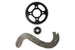 KIT TRANSMISION HONDA CBF-150 INVICTA/NEW/GL-150 (428HX132L)(43T-15T) DIENTES CATALINA C43/DIENTES PIÃON P15/PASO CADENA 428H/ESLABONES 132L/CENTRO CATALINA 58MM/PERNOS CATALINA 58MM/PERNOS CATALINA 10.5MM/CANTIDAD PERNOS CATALINA 4/DISTANCIA PERNO / HON