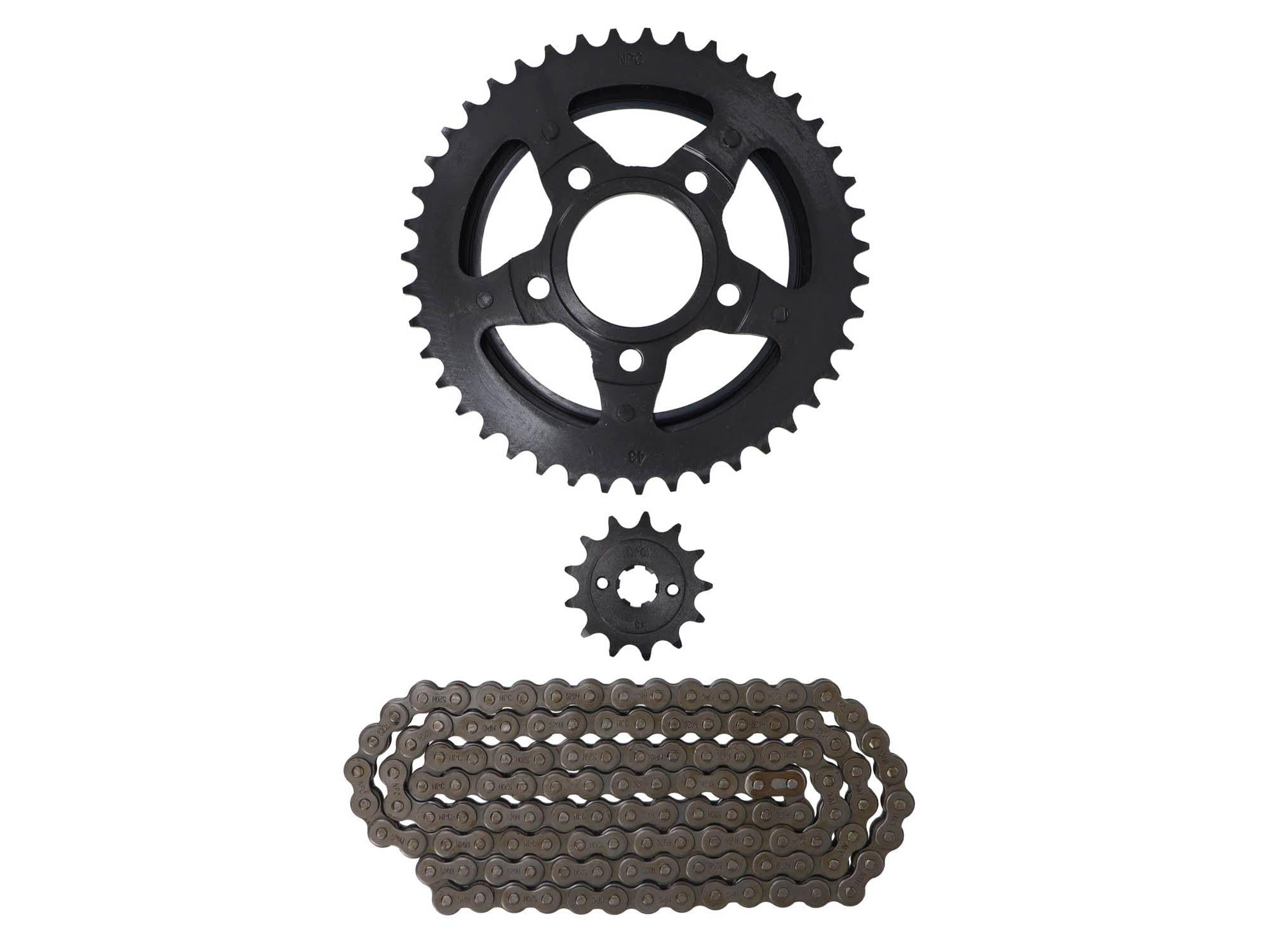 KIT TRANSMISION HONDA XR-200 (BRASIL)/XL200  (13/43) (520H-110) / HONDA