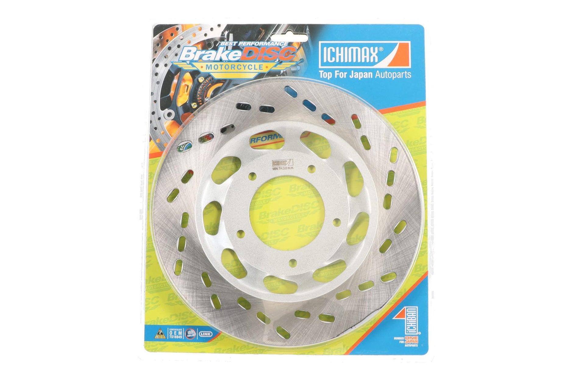 DISCO FRENO DEL MOTO CHINA -125S / AKT-125SL  / NKD-125  / EUROMOT REX 150 / UNIVERSAL