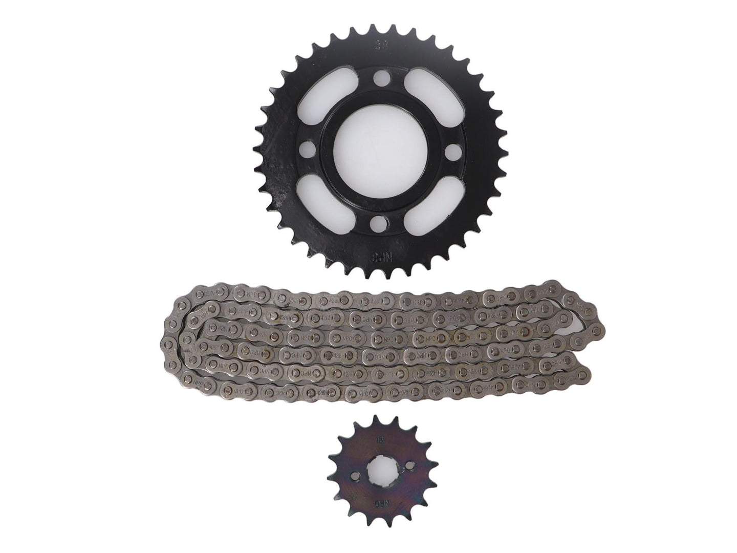 KIT TRANSMISION HONDA CG 125(16/38) (428H-120) / MOTO CHINA